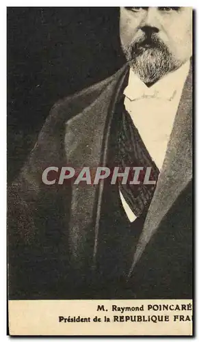 Cartes postales Poincare President de la Republique