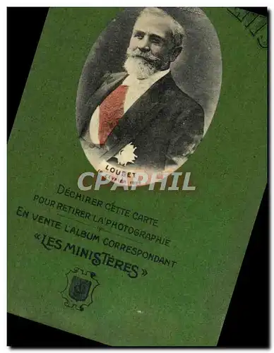 Cartes postales Loubet President de la Republique