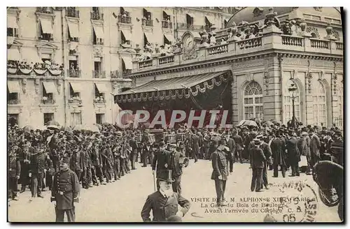 Cartes postales Visite de SM Alphonse XIII a Paris La gare du Bois de Boulogne Avant l arrivee du cortege