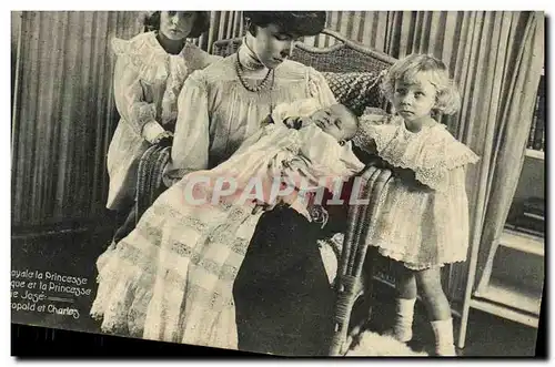 Cartes postales Son altesse royale la princesse Albert de Belgique et la princesse Marie jose