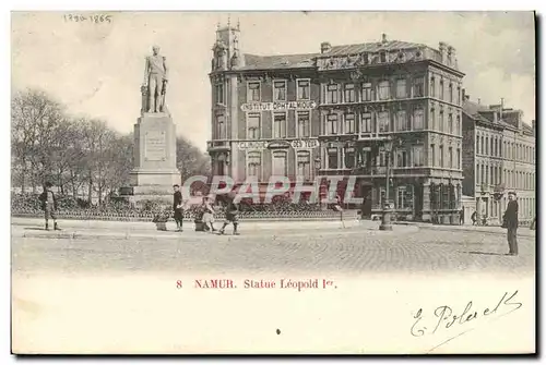 Cartes postales Namur Statue Leopold 1er Institut ophtalmologique