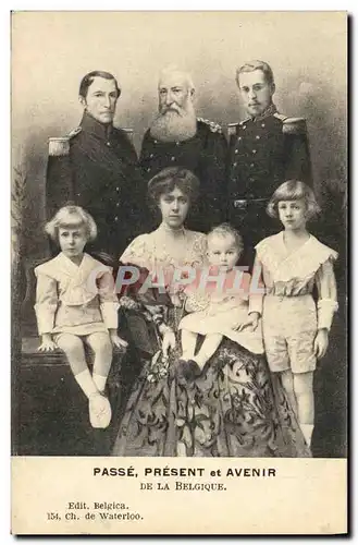 Ansichtskarte AK Belgique Famille royale