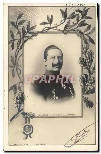 Ansichtskarte AK Guillaume II Empereur d Allemagne