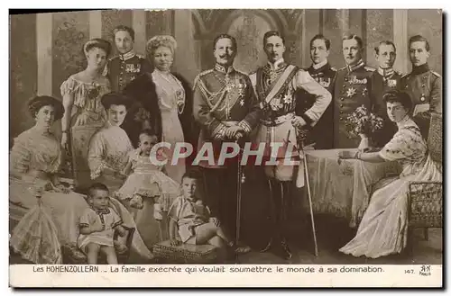 Ansichtskarte AK Les Hohenzollern Famille royale allemande