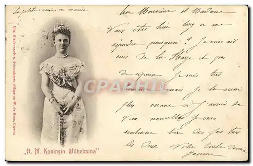 Cartes postales Koningin Wilhelmina