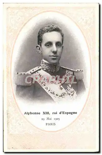 Cartes postales Alphonse XIII Roi d Espagne 29 mai 1905 Paris