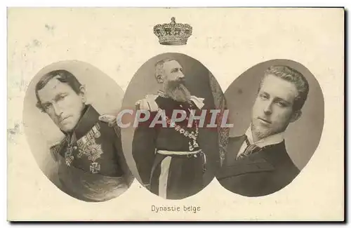 Cartes postales Dynastie belge Leopold Albert