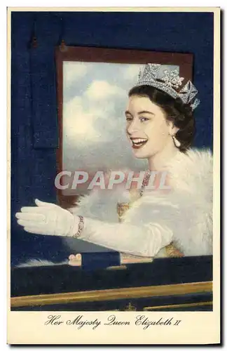 Cartes postales Queen Elizabeth II