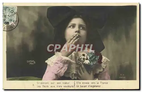 Cartes postales Fantaisie Enfant Alsace