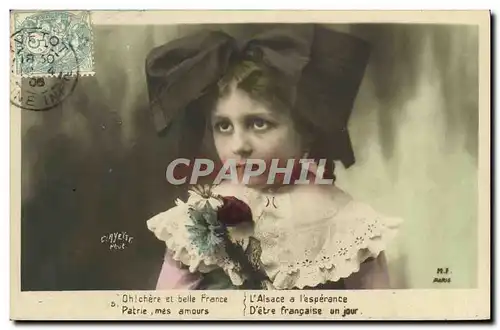 Cartes postales Fantaisie Enfant Alsace