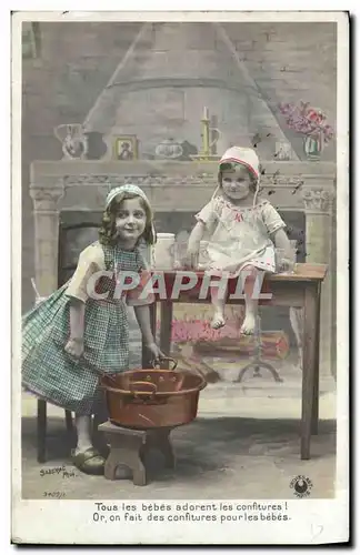 Cartes postales Fantaisie Enfants Cuisine