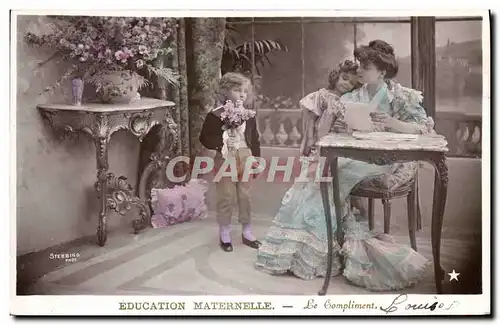 Cartes postales Fantaisie Femme Enfants