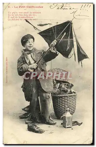 Cartes postales Fantaisie Enfant Le petit chiffonnier