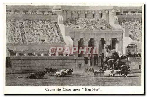 Cartes postales moderne Cinema Course de chars dans Ben Hur