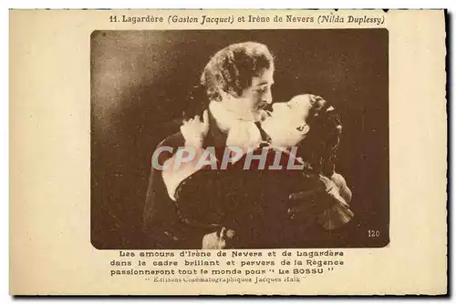 Cartes postales moderne Cinema Lagaredere GAston Jacques et Irene de Nevers Nilda Duplessy Le Bossu Jacques Haik