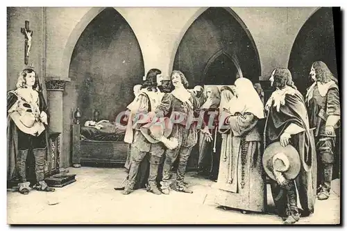 Cartes postales Cinema Les Trois mousquetaires Alexandre Dumas