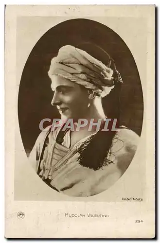 Cartes postales Cinema Rudolph Valentino