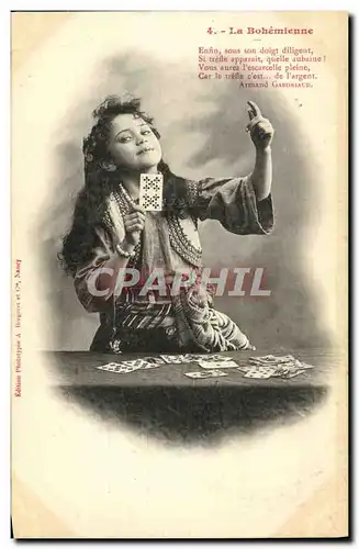 Cartes postales Fantaisie Enfant La bohemienne Gitane