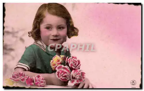 Cartes postales Fantaisie Enfant Coeur