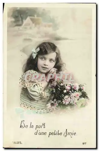 VINTAGE POSTCARD Fantasy Child�