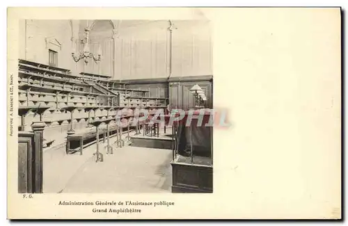 Cartes postales Administration generale de l assistance publique Paris Grand Amphitheatre