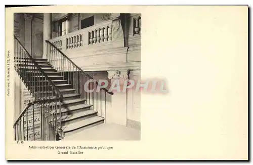 Ansichtskarte AK Administration generale de l assistance publique Paris Grand escalier