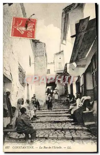 Cartes postales Algerie Constantine La rue de l echelle