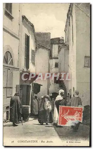 Cartes postales Algerie Constantine Rue arabe