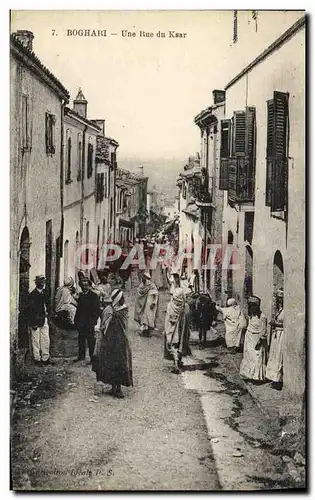 Cartes postales Algerie Boghari Une rue du Ksar