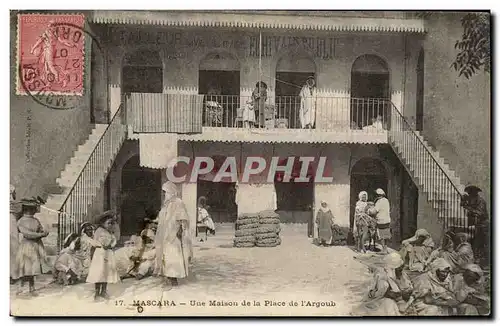 Cartes postales Algerie Mascara Une maison de la place de l Argoub