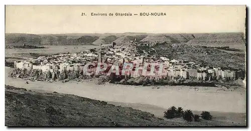 Cartes postales Algerie Environs de Ghardaia Bou Noura