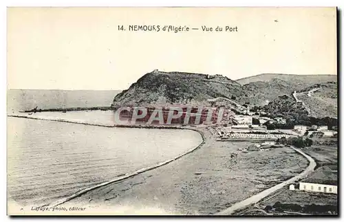 Cartes postales Algerie Nemours d Algerie Vue du port