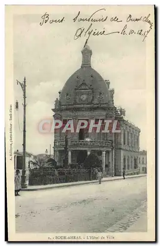 Ansichtskarte AK Algerie Souk Ahras L hotel de ville