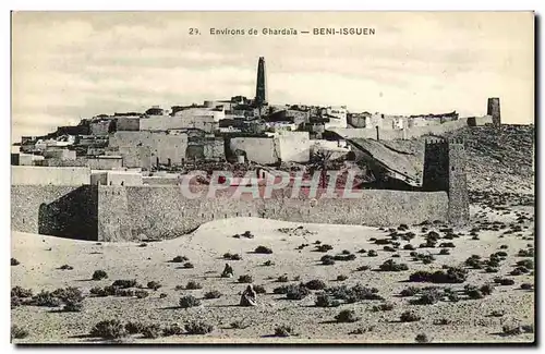 Ansichtskarte AK Algerie Environs de Ghardaia Beni Isguen