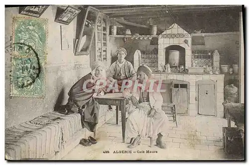 Cartes postales Algerie Cafe Maure