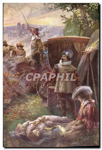 Cartes postales Fantaisie Cyrano de Bergerac Rostand