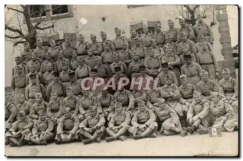 CARTE PHOTO Militaria numero 92 sur le col