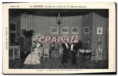 Cartes postales La Bascule Comedie