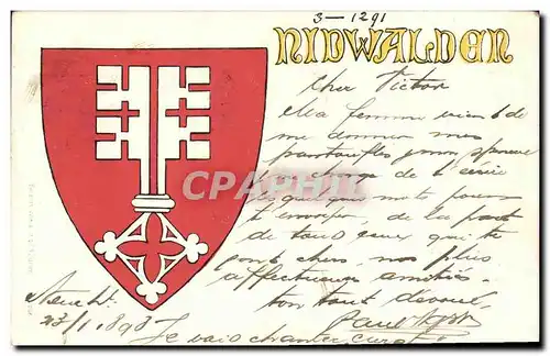 Cartes postales Fantaisie Suisse Nidwalden