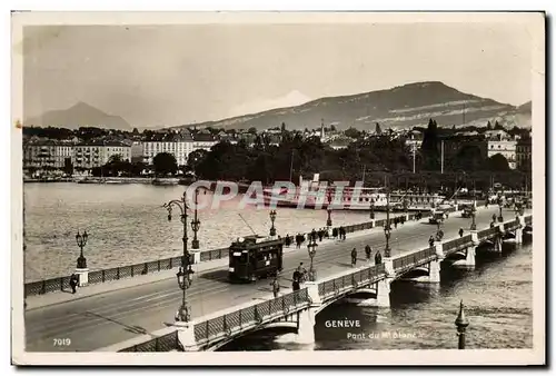 Cartes postales Geneve Pont du Mt Blanc