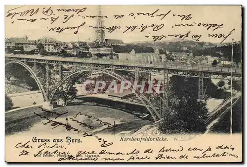Cartes postales Gruss aus Bern Kirchenfeldbrucke