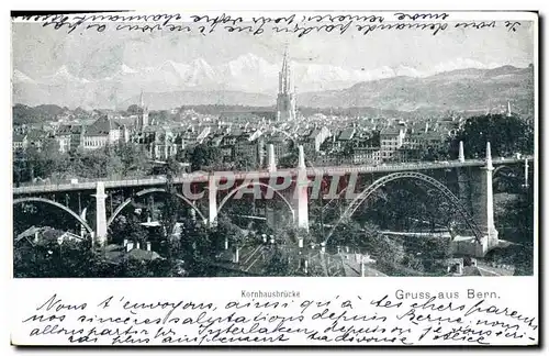 Cartes postales Gruss aus Bern Kornhausbrucke