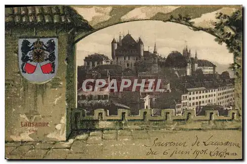 Cartes postales Suisse Lausanne Cite Ours