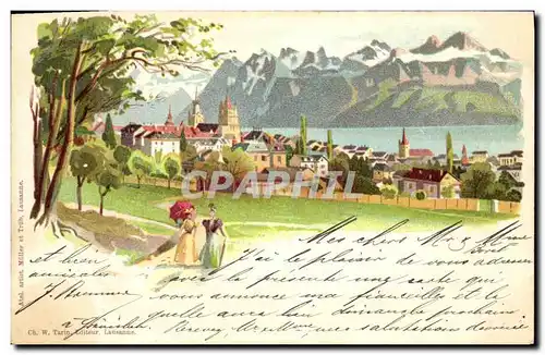 Cartes postales Suisse Lausanne