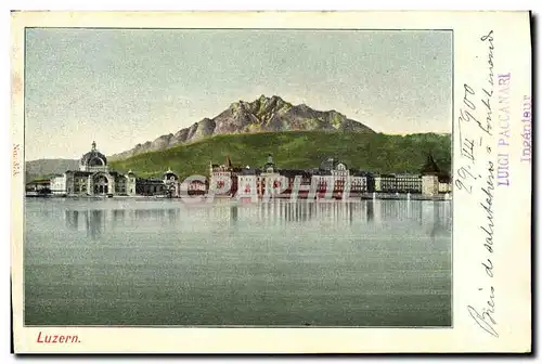 Cartes postales Suisse Luzern
