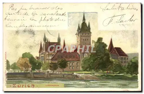 Cartes postales Suisse Zurich Landesmuseum