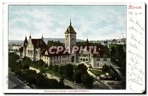 Cartes postales Suisse Zurich Schweizrisches Landesmuseum