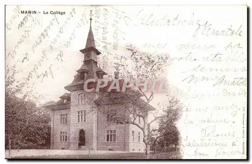 Cartes postales Suisse Marin Le college