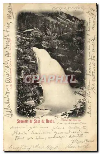 Cartes postales Suisse Souvenir du saut du Doubs