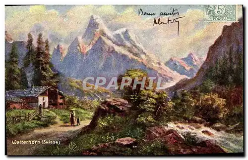 Cartes postales Suisse Wetterhorn